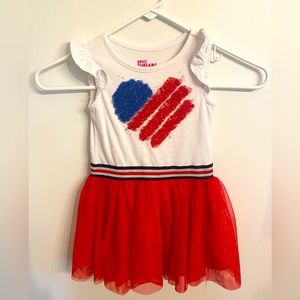 2T Epic Threads Red, White and Blue Dress